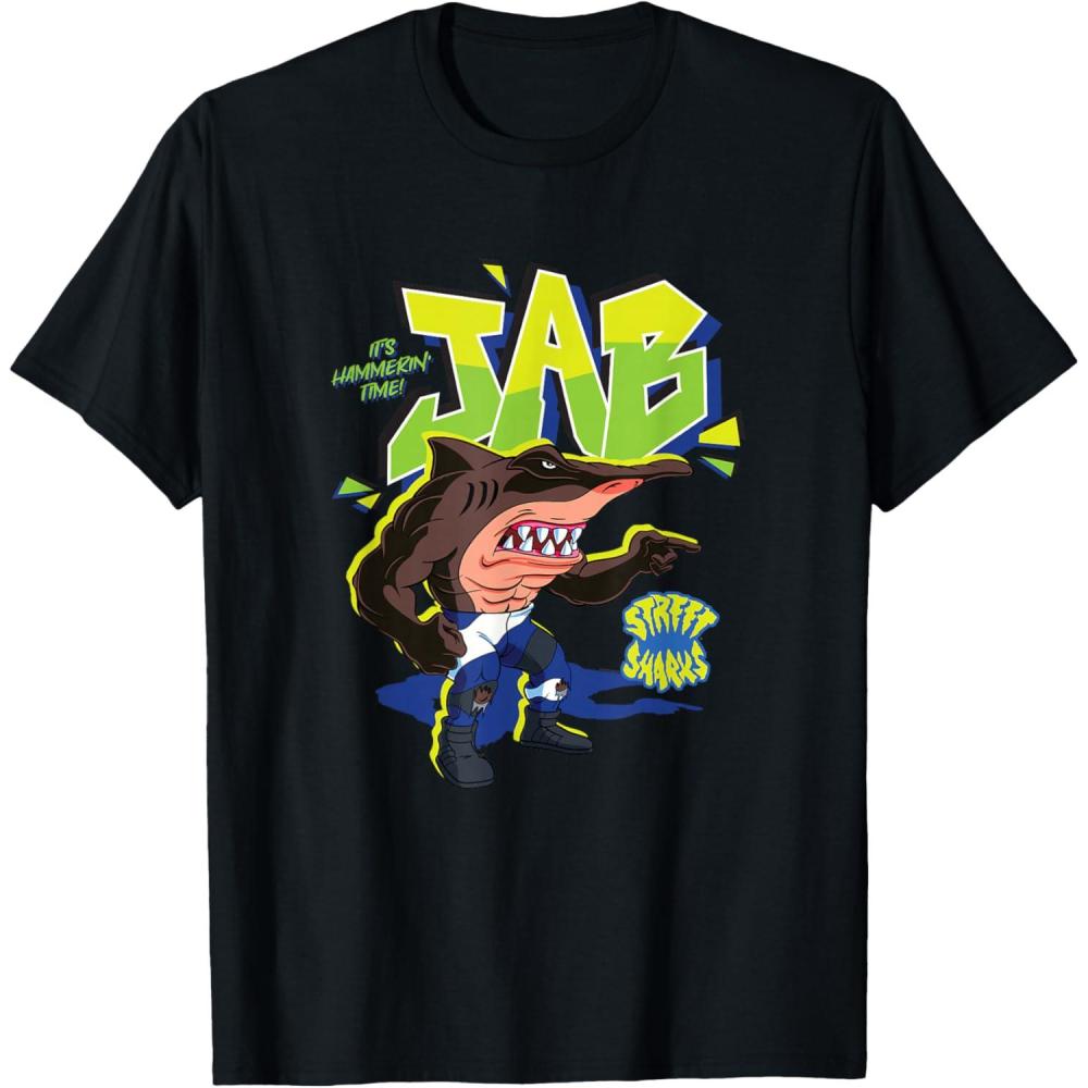imageStreet Sharks  Jab Its Hammerin Time TShirtBlack