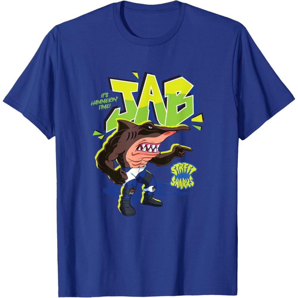 imageStreet Sharks  Jab Its Hammerin Time TShirtRoyal Blue