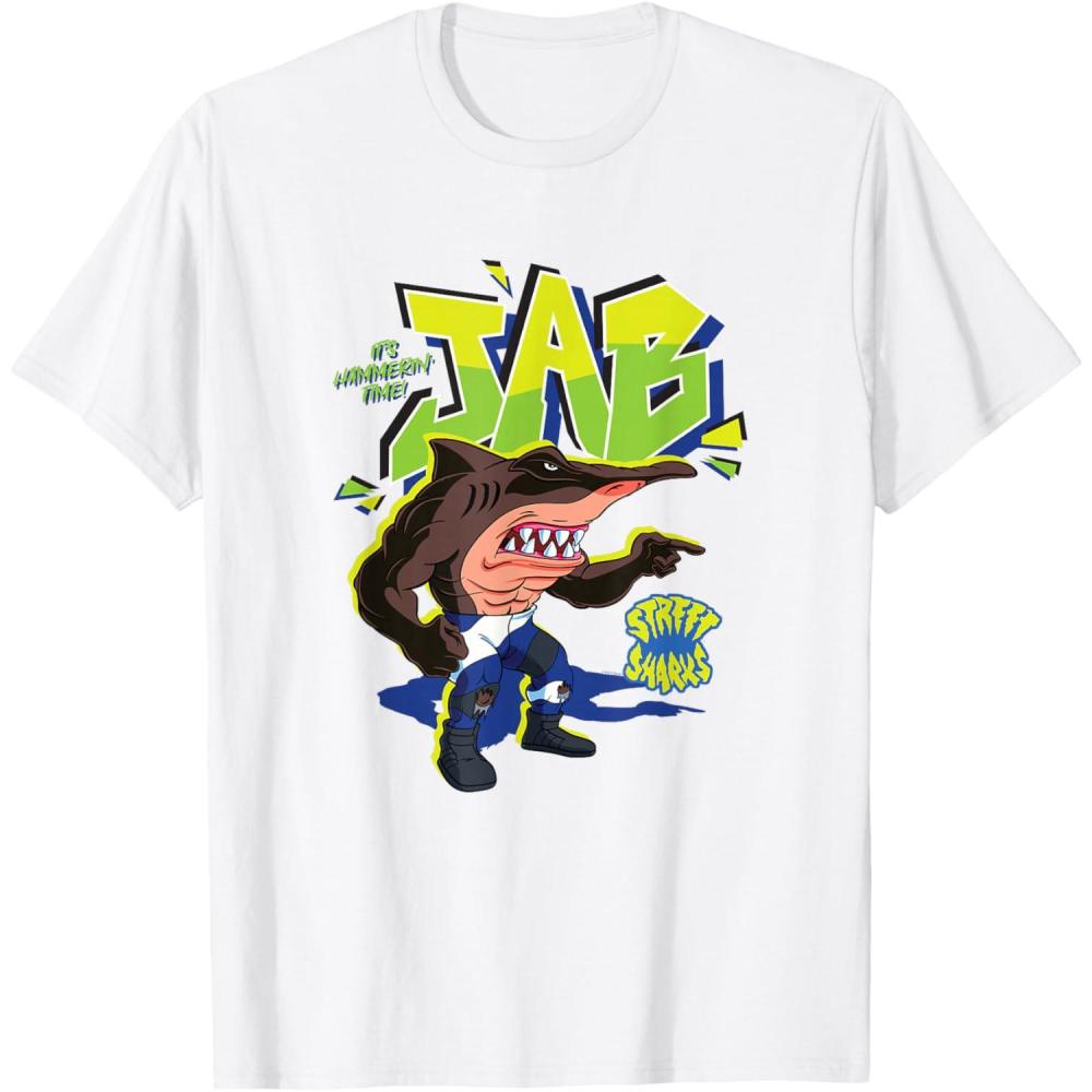 imageStreet Sharks  Jab Its Hammerin Time TShirtWhite