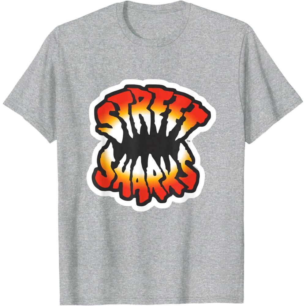 imageStreet Sharks  Logo TShirtHeather Grey