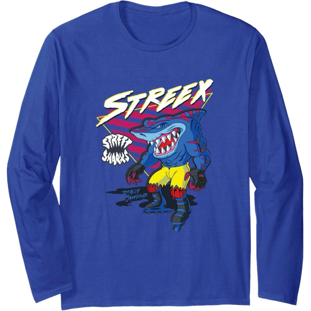 imageStreet Sharks  Streex Long Sleeve TShirtRoyal Blue