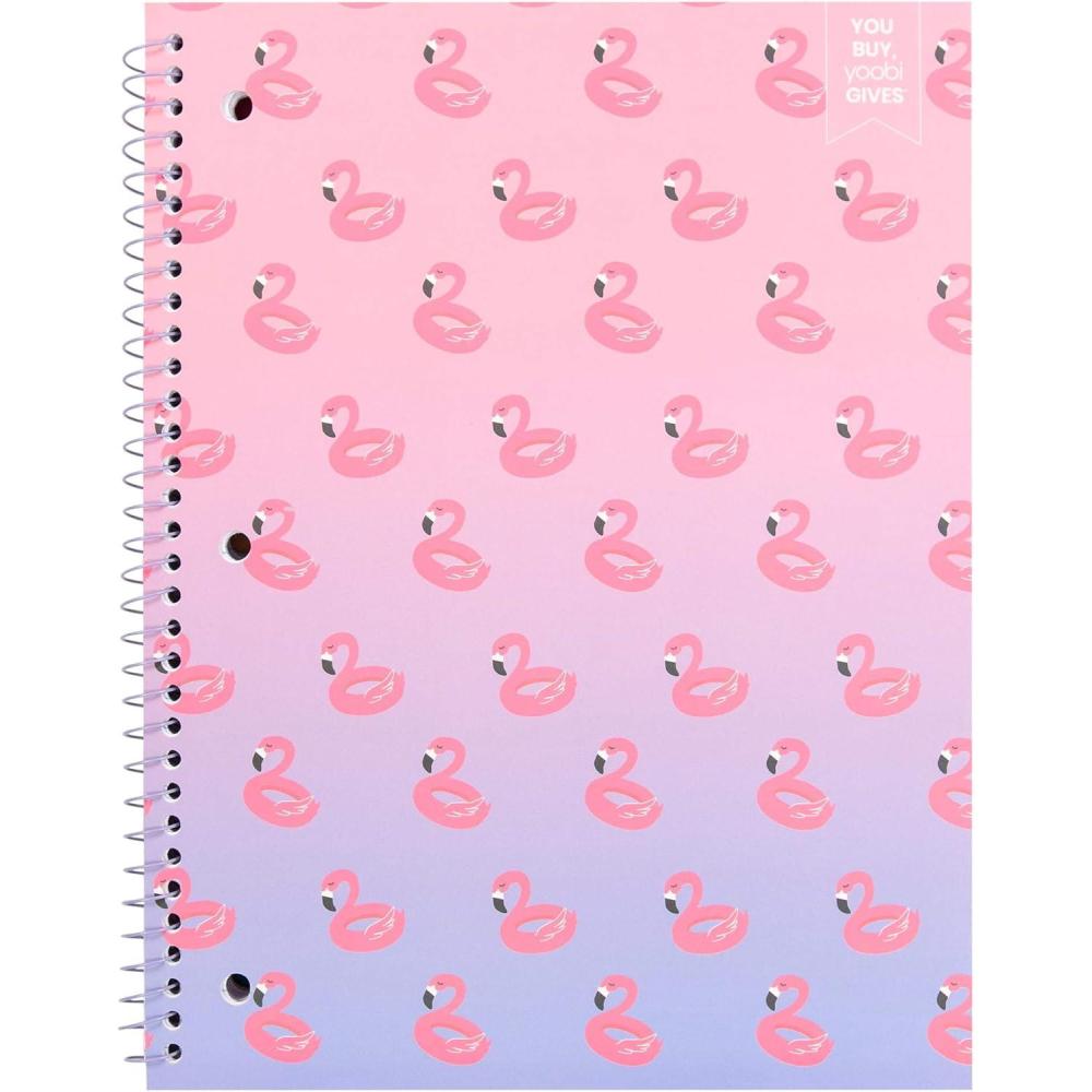 imageYoobi Barbie X College Ruled Composition Notebook Set  3Pack of Kids 1 Subject Notebooks Allover Print Designs  100 Sheets Each For School Office ampamp Home  975 x 75Pink