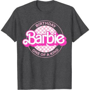 Barbie – Barbie Birthday Classic – One of a Kind T-Shirt(Dark Heather Grey)