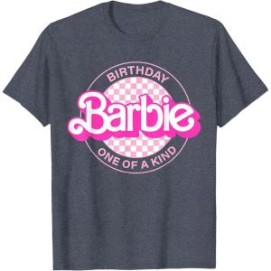 Barbie – Barbie Birthday Classic – One of a Kind T-Shirt(Heather Blue)