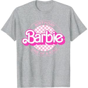 Barbie – Barbie Birthday Classic – One of a Kind T-Shirt(Heather Grey)