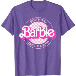 Barbie – Barbie Birthday Classic – One of a Kind T-Shirt(Purple Heather)