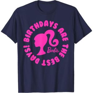 Barbie – Birthdays are the Best Days! T-Shirt(Navy Blue)