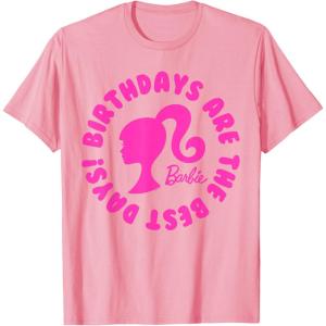 Barbie – Birthdays are the Best Days! T-Shirt(Pink)