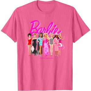 Barbie – Original Style Icon T-Shirt(Pink Heather)