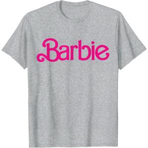 Barbie 1980’s Logo T-Shirt(Heather Grey)
