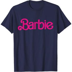 Barbie 1980’s Logo T-Shirt(Navy Blue)