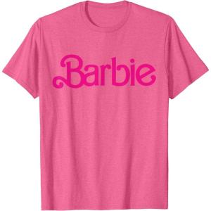 Barbie 1980’s Logo T-Shirt(Pink Heather)