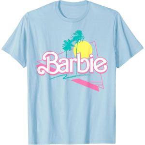 Barbie 90’s Retro Logo T-Shirt(Baby Blue)