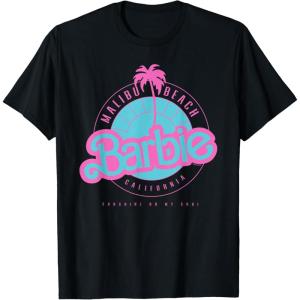 Barbie Malibu Beach California T-Shirt(Black)