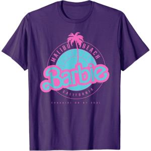 Barbie Malibu Beach California T-Shirt(Purple)