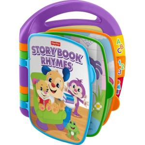 Fisher-Price Baby Learning Toy Laugh & Learn Storybook Rhymes Musical Book with Lights & Sounds for Infants Ages 6+ Months