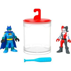 Fisher-Price Imaginext DC Super Friends Batman Toys, Color Changers Figure Set, Batman & Two-Face for Preschool Kids Ages 3+ Years(Batman & Harley Quinn)