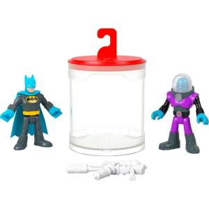 Fisher-Price Imaginext DC Super Friends Batman Toys, Color Changers Figure Set, Batman & Two-Face for Preschool Kids Ages 3+ Years(Batman + Mr. Freeze)