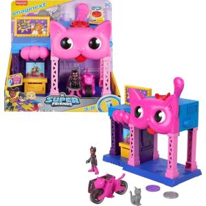 Fisher-Price Imaginext DC Super Friends Toy Catwoman Playhouse Playset with Figure & Accessories for Pretend Play Kids Ages 3+ Years ​