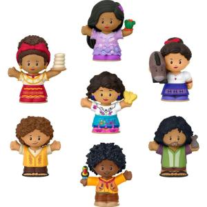 Fisher-Price Little People Toddler Toy Disney Encanto Figure Set, 7 Characters for Preschool Pretend Play Kids Ages 18+ Months (Amazon Exclusive)(Small)