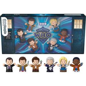 LITTLE PEOPLE COLLECTOR Doctor Who TV Series Special Edition Set for Adults & Fans, 6 Characters in a Display Package (Amazon Exclusive)