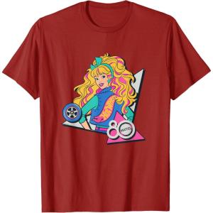 Mattel 80th – Glitz & Glam T-Shirt(Cranberry Red)