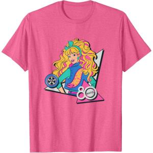 Mattel 80th – Glitz & Glam T-Shirt(Pink Heather)