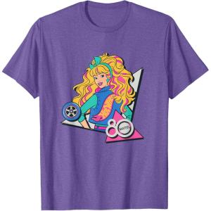 Mattel 80th – Glitz & Glam T-Shirt(Purple Heather)
