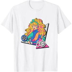 Mattel 80th – Glitz & Glam T-Shirt(White)