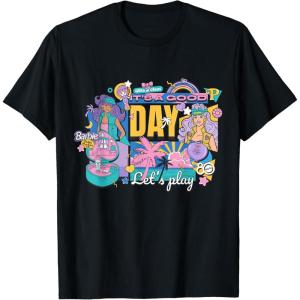 Mattel 80th – It’s a Good Day, Let’s Play T-Shirt(Black)