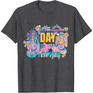 Mattel 80th – It’s a Good Day, Let’s Play T-Shirt(Dark Heather Grey)