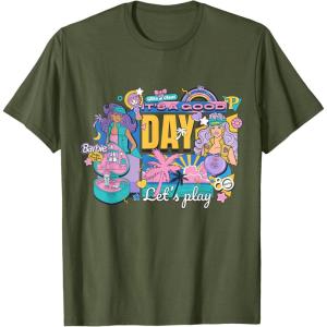 Mattel 80th – It’s a Good Day, Let’s Play T-Shirt(Olive Green)