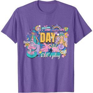 Mattel 80th – It’s a Good Day, Let’s Play T-Shirt(Purple Heather)