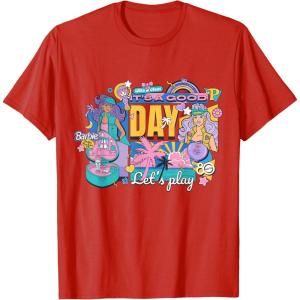 Mattel 80th – It’s a Good Day, Let’s Play T-Shirt(Red)