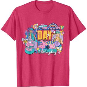 Mattel 80th – It’s a Good Day, Let’s Play T-Shirt(Red Heather)