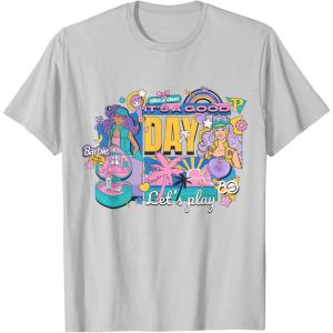 Mattel 80th – It’s a Good Day, Let’s Play T-Shirt(Silver Grey)