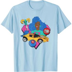 Mattel 80th – Keepin’ It Classic T-Shirt(Baby Blue)