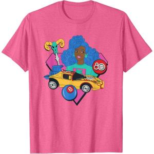 Mattel 80th – Keepin’ It Classic T-Shirt(Pink Heather)