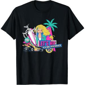 Mattel 80th – Let’s Hit the Road T-Shirt(Black)