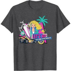 Mattel 80th – Let’s Hit the Road T-Shirt(Dark Heather Grey)