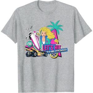 Mattel 80th – Let’s Hit the Road T-Shirt(Heather Grey)