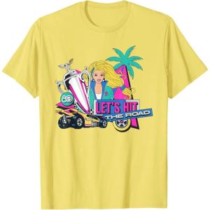 Mattel 80th – Let’s Hit the Road T-Shirt(Lemon Yellow)