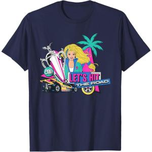 Mattel 80th – Let’s Hit the Road T-Shirt(Navy Blue)