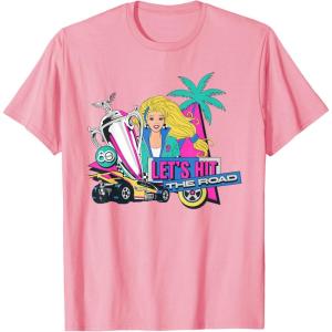 Mattel 80th – Let’s Hit the Road T-Shirt(Pink)