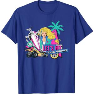 Mattel 80th – Let’s Hit the Road T-Shirt(Royal Blue)