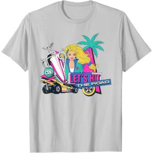Mattel 80th – Let’s Hit the Road T-Shirt(Silver Grey)