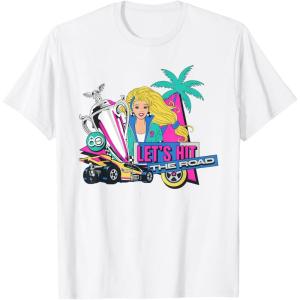 Mattel 80th – Let’s Hit the Road T-Shirt(White)