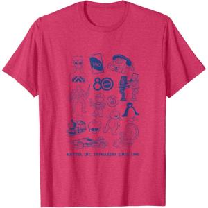 Mattel 80th – Mattel Inc. Toymakers Since 1945 T-Shirt(Red Heather)