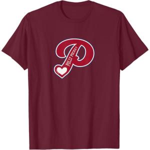 Mattel 80th – Polly Pocket Badge T-Shirt(Burgundy)