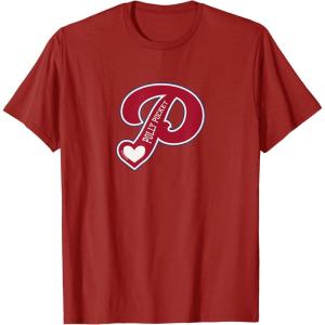 Mattel 80th – Polly Pocket Badge T-Shirt(Cranberry Red)